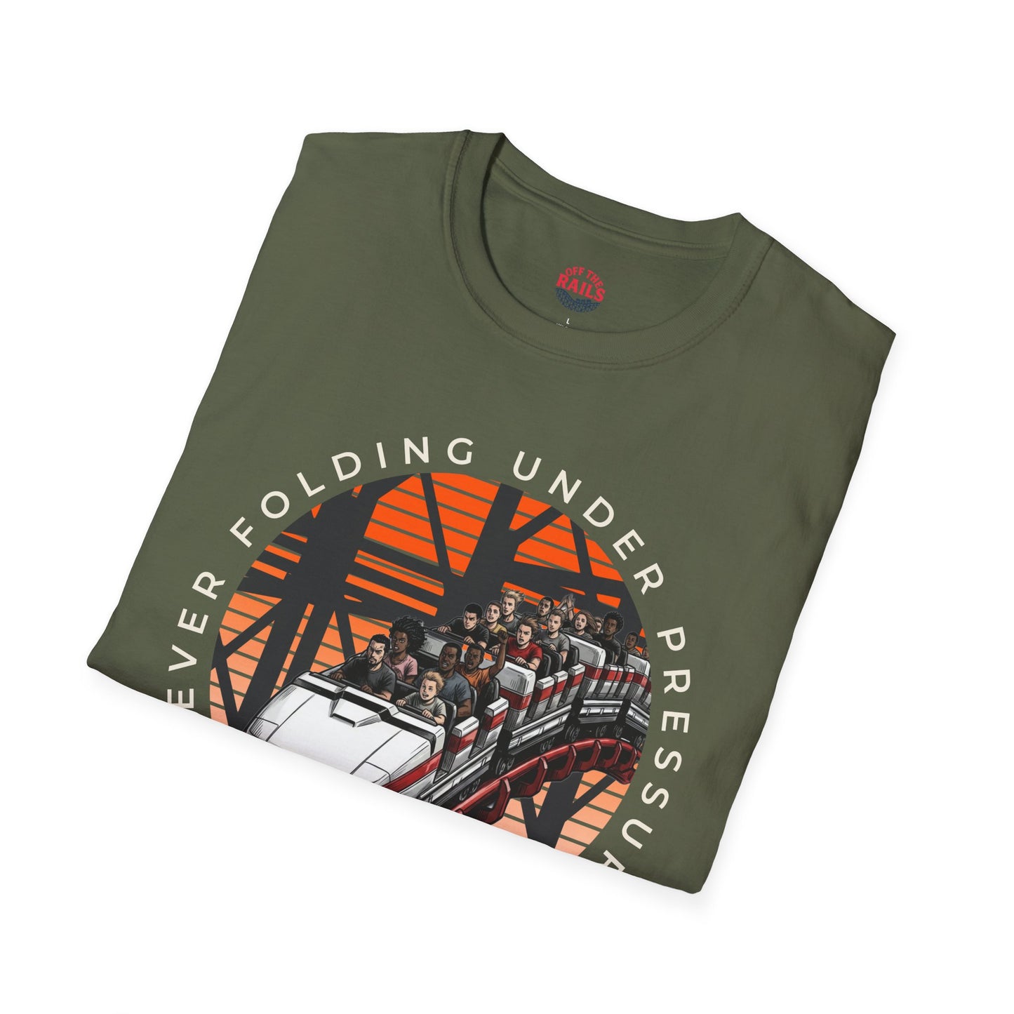 G-Force Hunter Roller Coaster T-Shirt | Never Folding Under Pressure