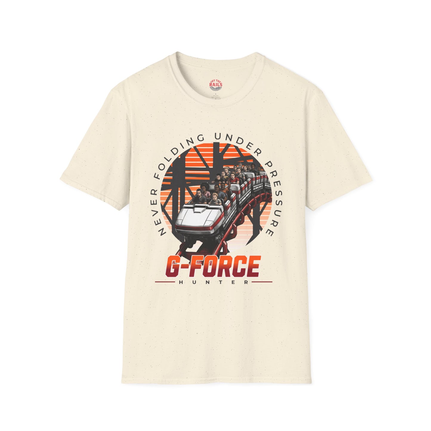 G-Force Hunter Roller Coaster T-Shirt | Never Folding Under Pressure